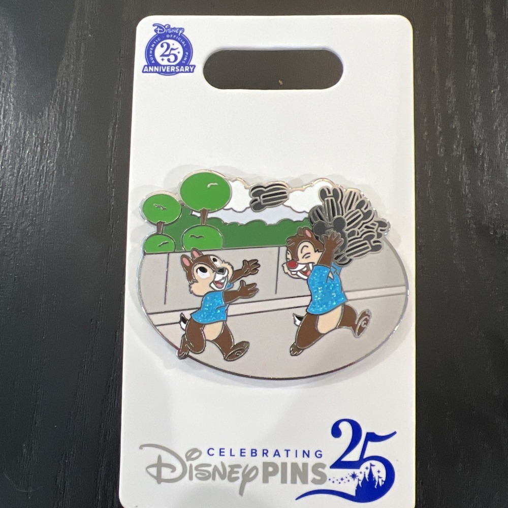2025 Disney Parks 25th Anniversary Pin Trading Chip & Dale OE Pin
